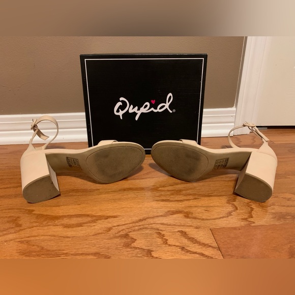 Qupid Lake Strappy Heels - Picture 2 of 6